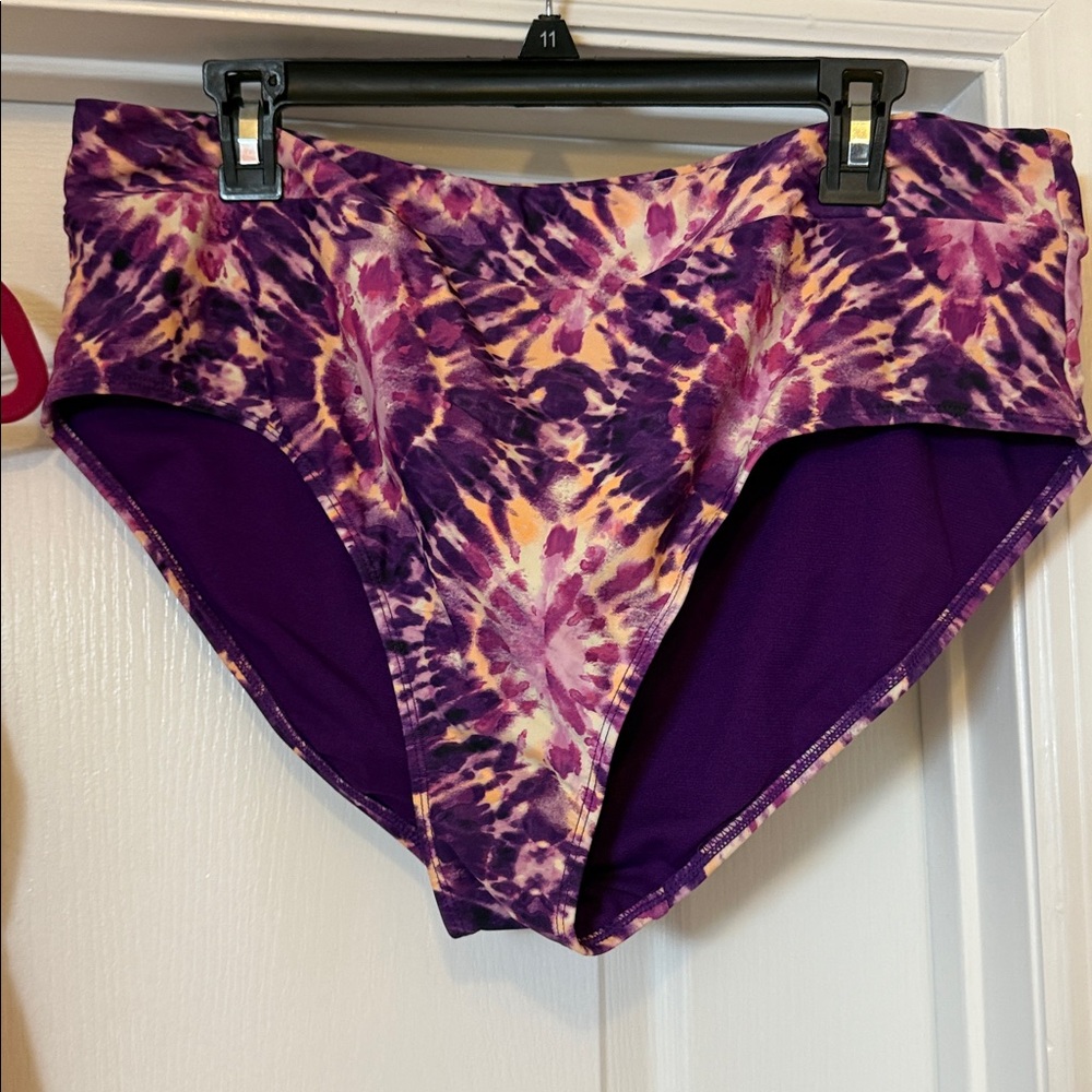 Time and Tru Purple and Pink Swimwear - Picture 4 of 6